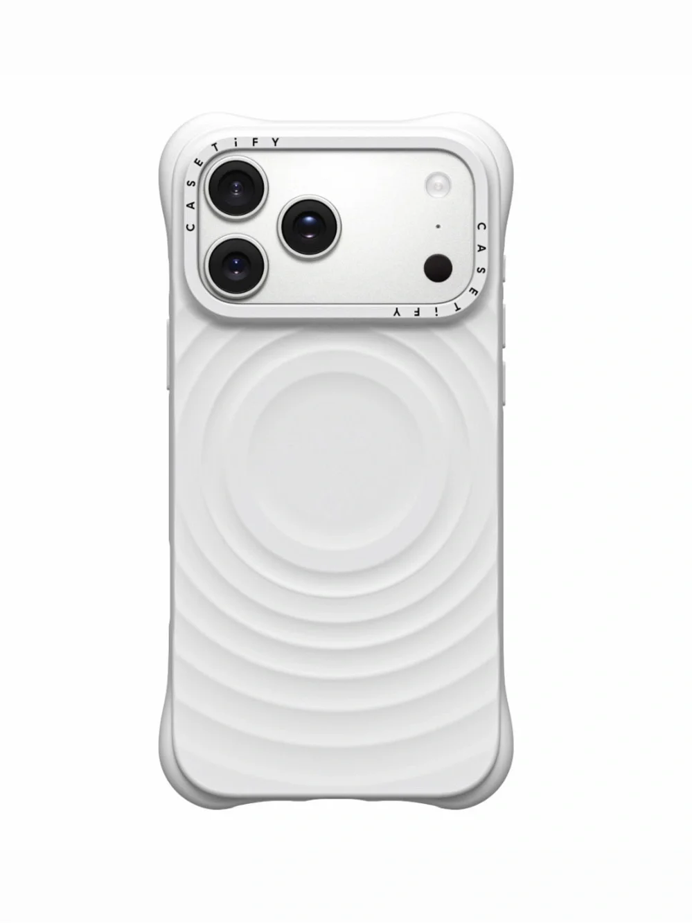 Casetify Essentials Ripple White iPhone 17 Pro Phone Case